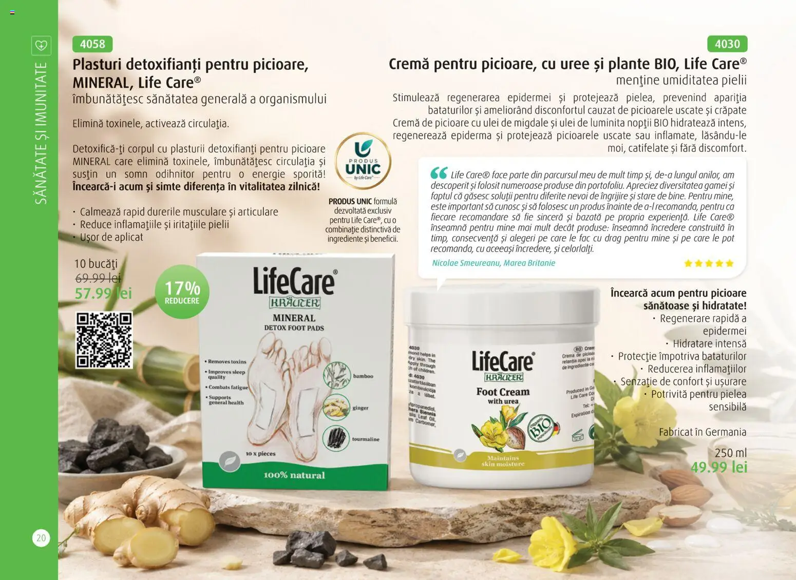 Noul catalog Life Care – valabil de la 01.10.2026 | Pagină: 22 | Produse: Plasturi, Cremă, Ulei, Bamboo