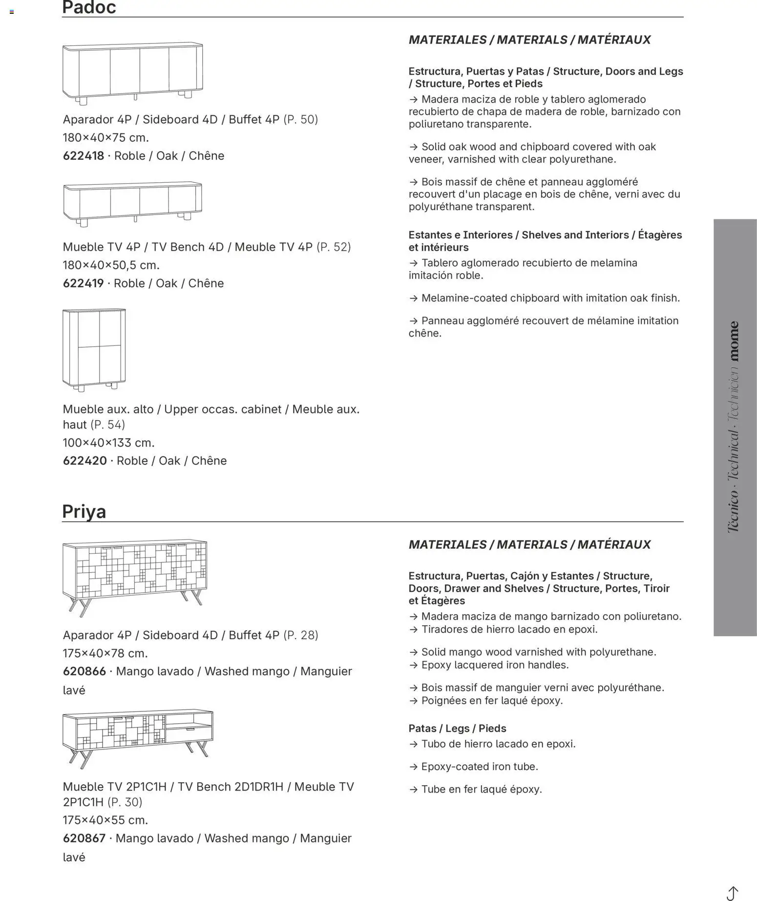 Conforama aktionen Mome – gültig ab 01.01.2026 | Seite: 263 | Produkte: Mango, TV, Sideboard