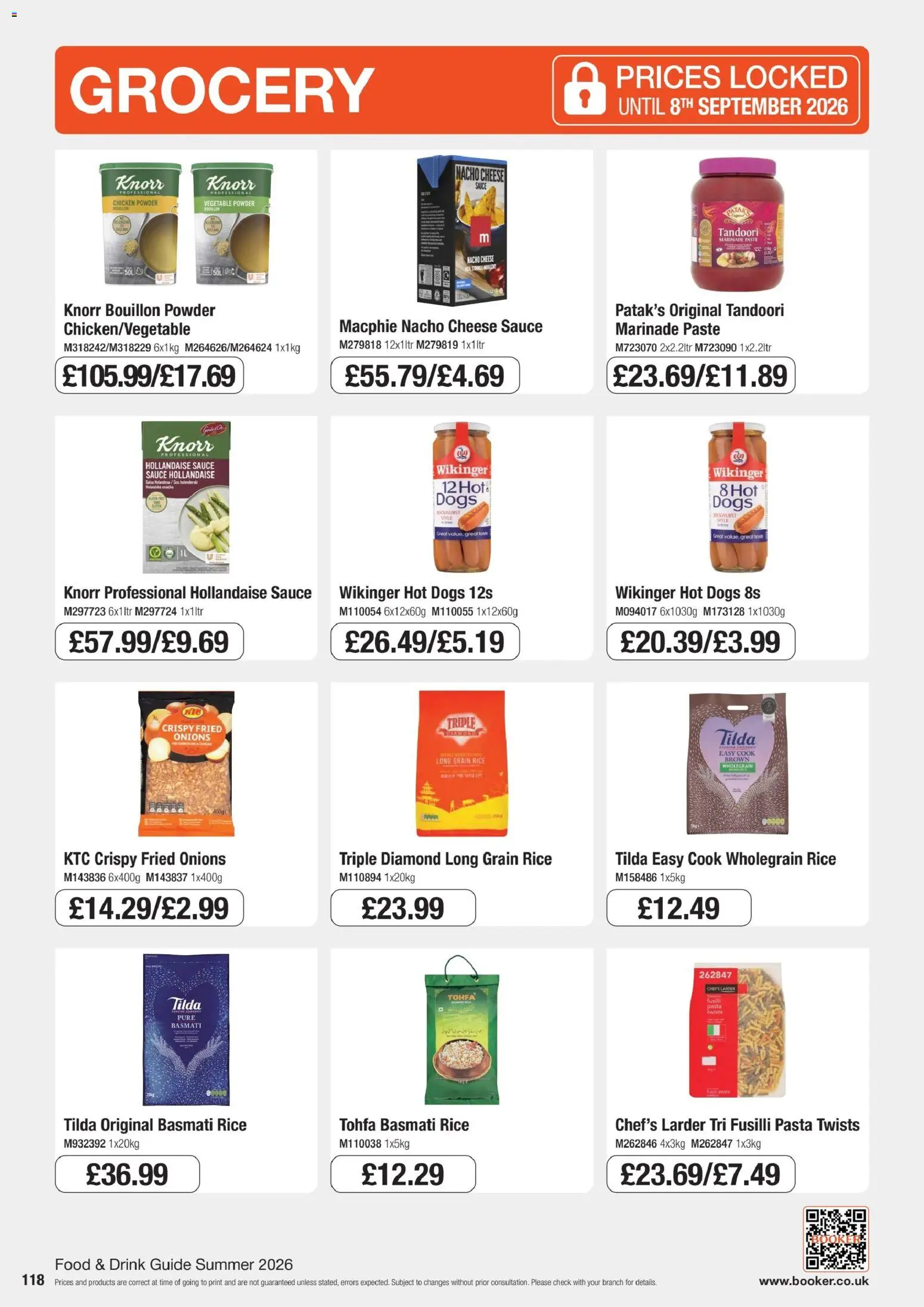 {H1} | Page: 118 | Products: Powder, Basmati rice, Rice, Pasta