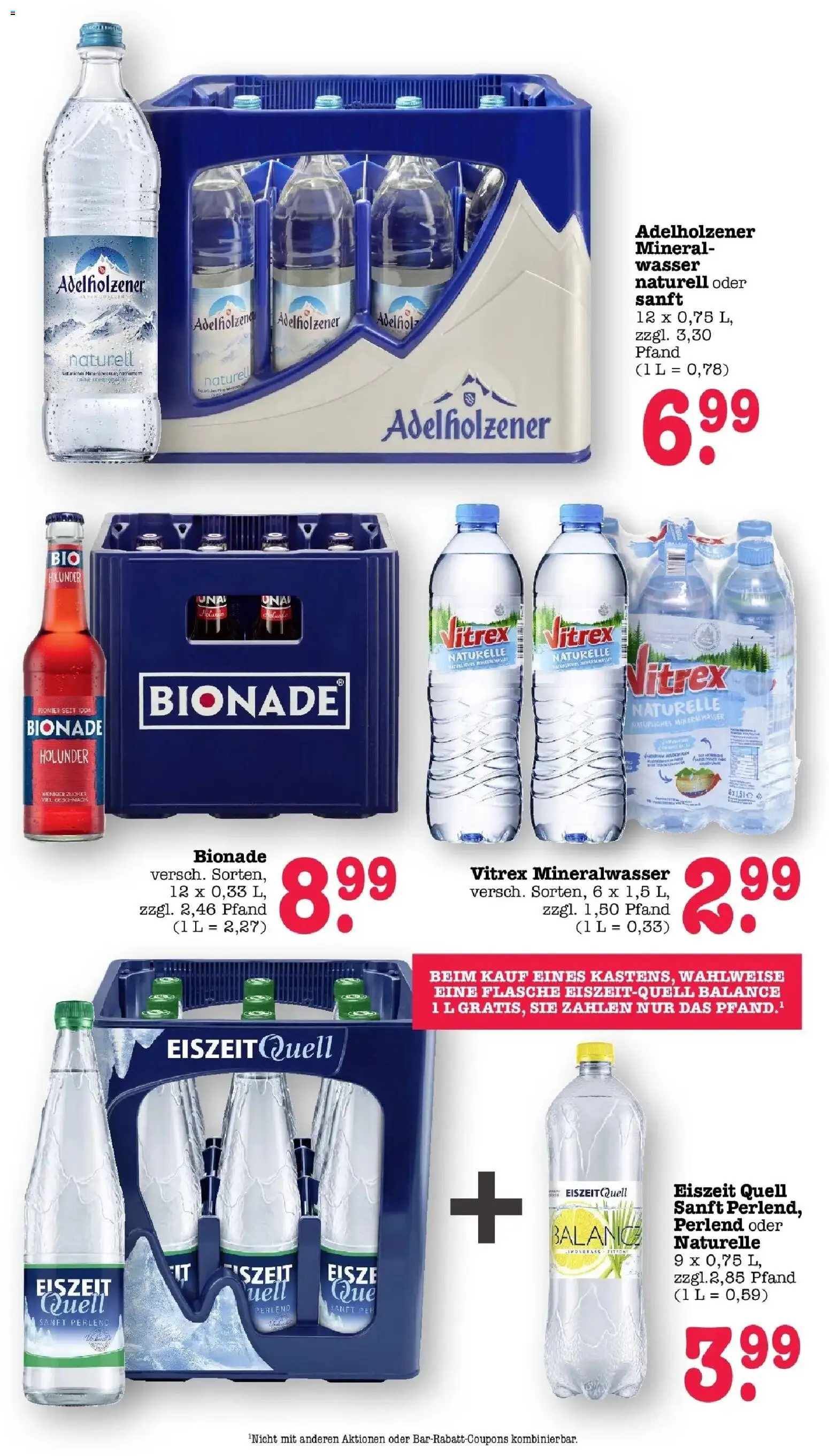 Marktkauf Prospekt Wörth Am Rhein – gültig ab 27.07.2026 | Seite: 43 | Produkte: Adelholzener, Bionade, Mineralwasser, Wasser