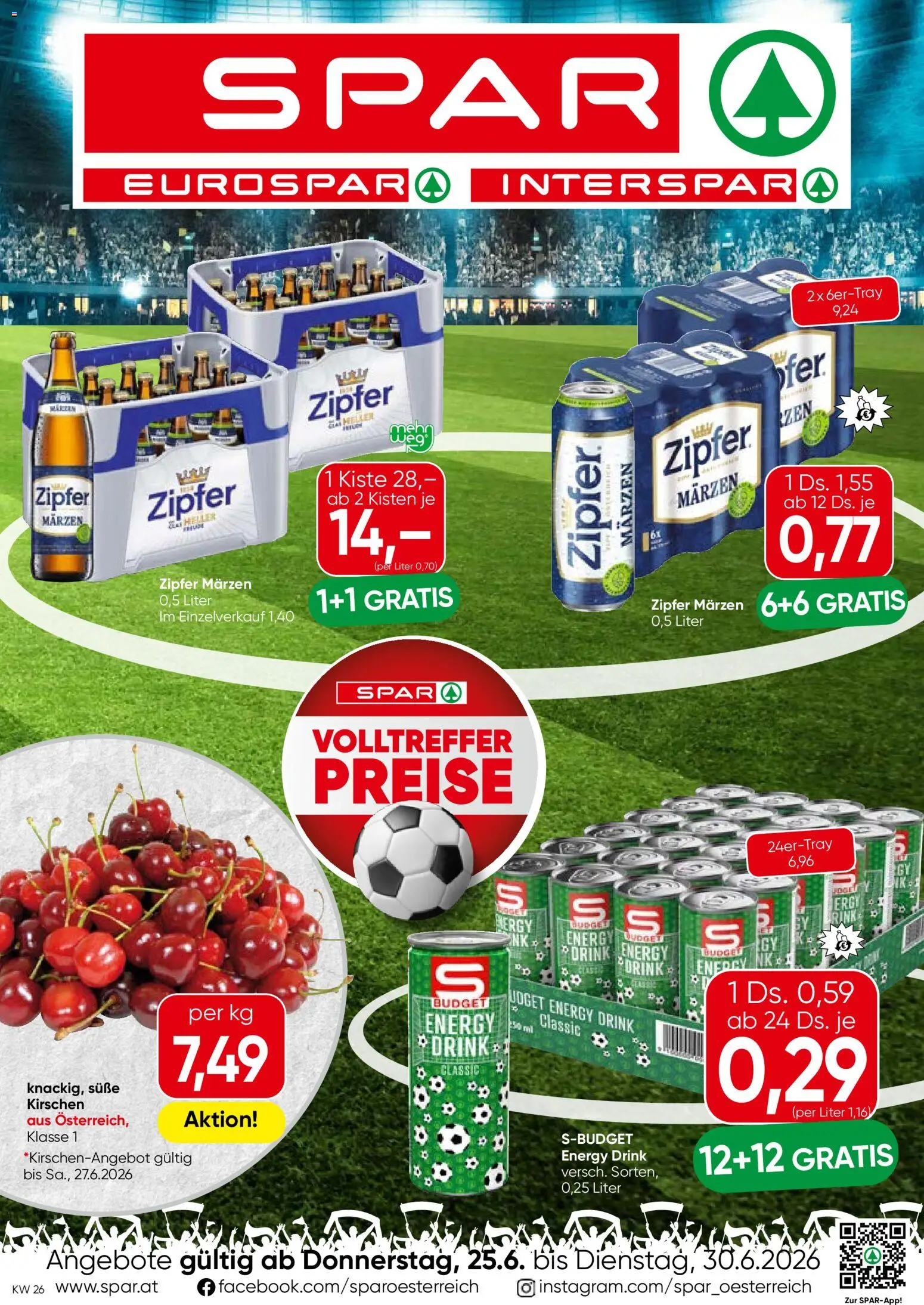 Spar Flugblatt - Salzburg gültig ab 25.06.2026 | Seite: 1