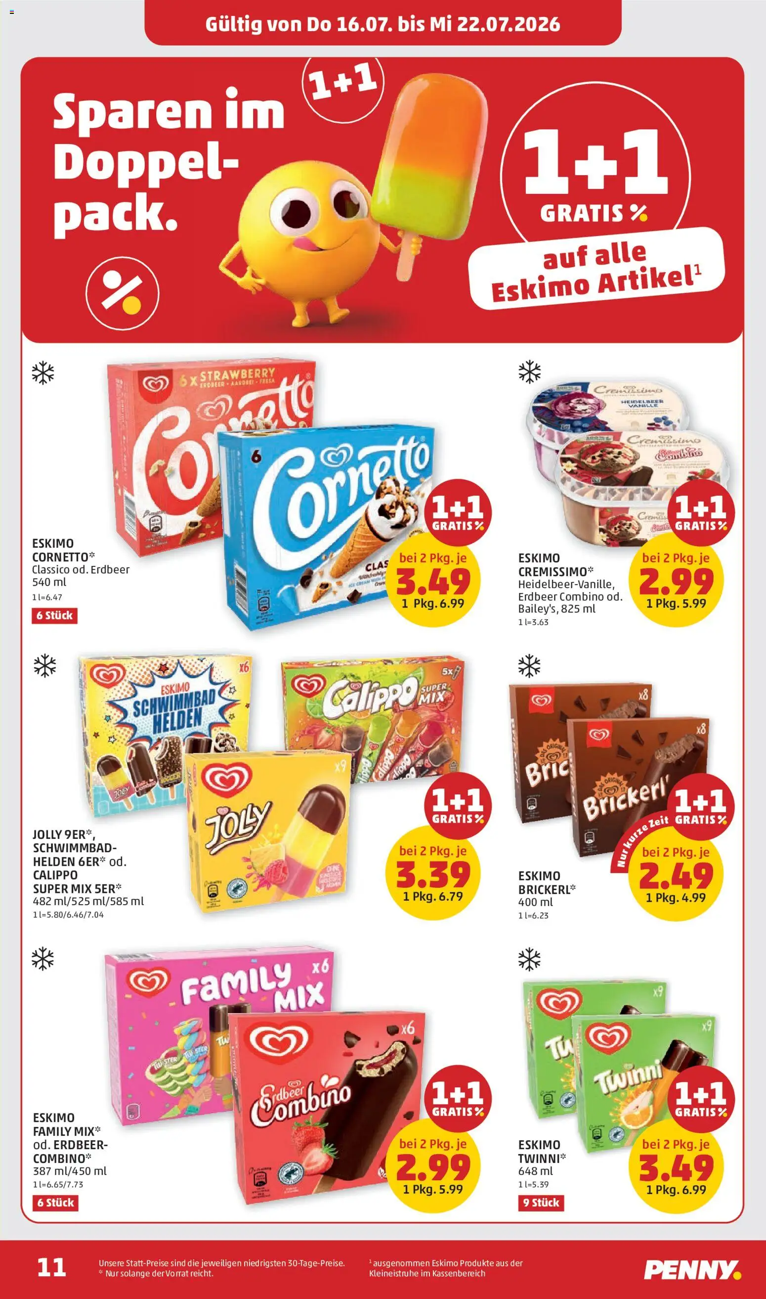 Penny Markt Flugblatt gültig ab 16.07.2026 | Seite: 11