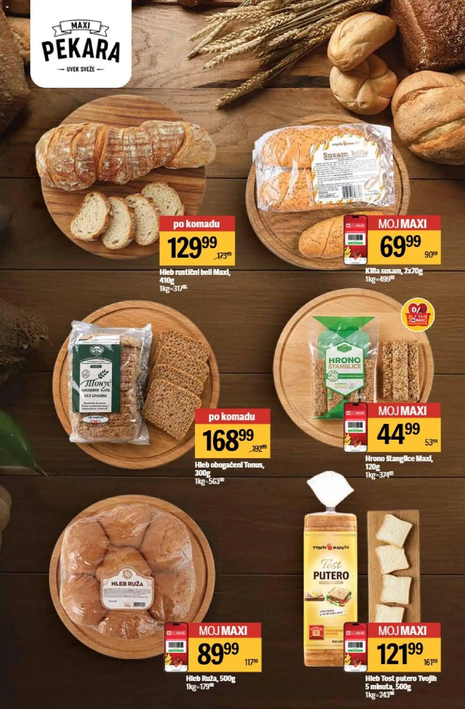 Maxi katalog - važi od 04.06.2026 | Strana: 10 | Proizvode: Pekara, Hleb