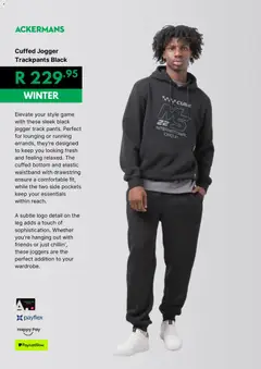 Ackermans specials catalogue – valid from 18/06/2026 | Page: 6 | Products: Trackpants, Jogger