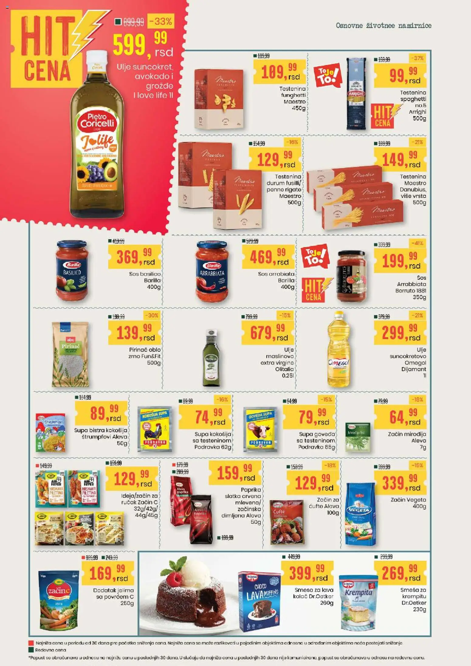 Aroma Market katalog - važi od 15.10.2026 | Strana: 6 | Proizvode: Kolač, Barilla, Namirnice, Sos