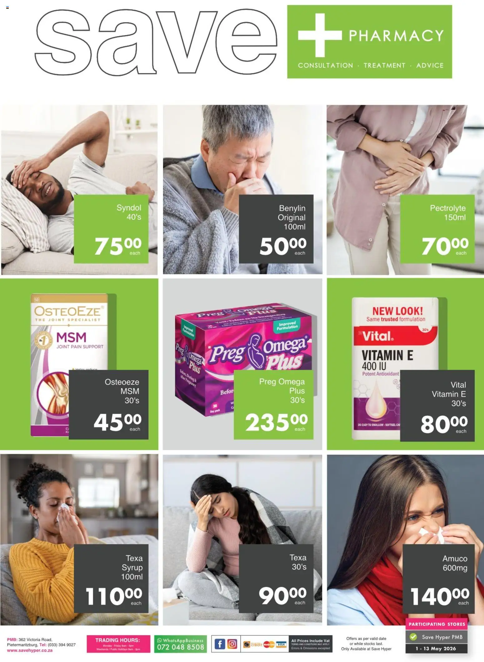 New Save catalogue – valid from 01.05.2026 | Page: 1 | Products: Syrup