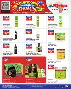 Africa Cash & Carry specials catalogue – valid from 15/10/2026 | Page: 72