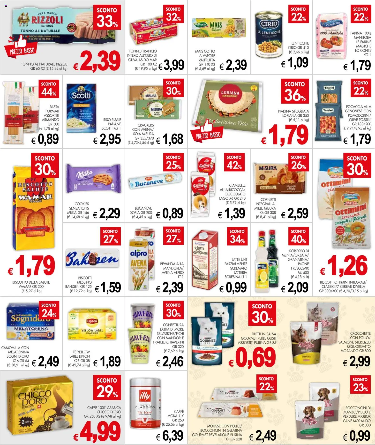 Volantino Presto Fresco del 11.05.2026 | Pagina: 7 | Prodotti: Focaccia, Verdure, Mandorle, Tonno al naturale