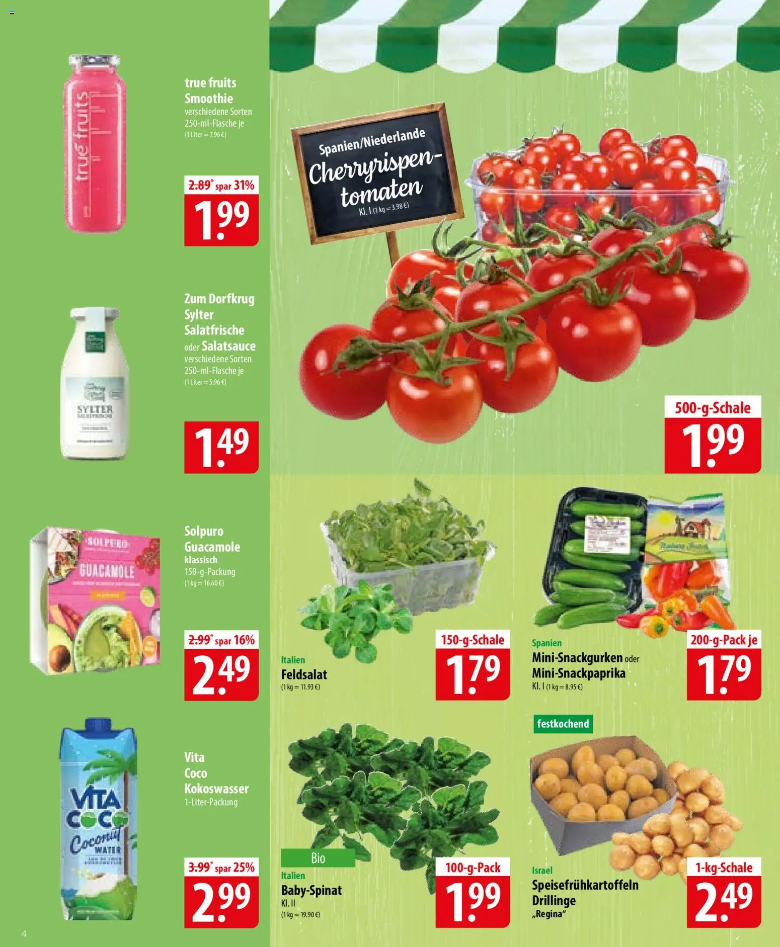 Famila Prospekt – gültig ab 01.06.2026 | Seite: 4 | Produkte: Tomaten