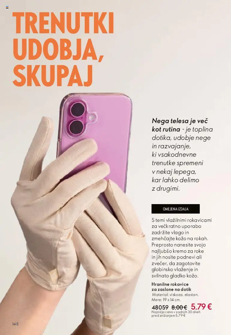 Novi Oriflame katalog ponudbe – veljaven od 13.05.2026 | Stran: 147 | Izdelki: Rokavice