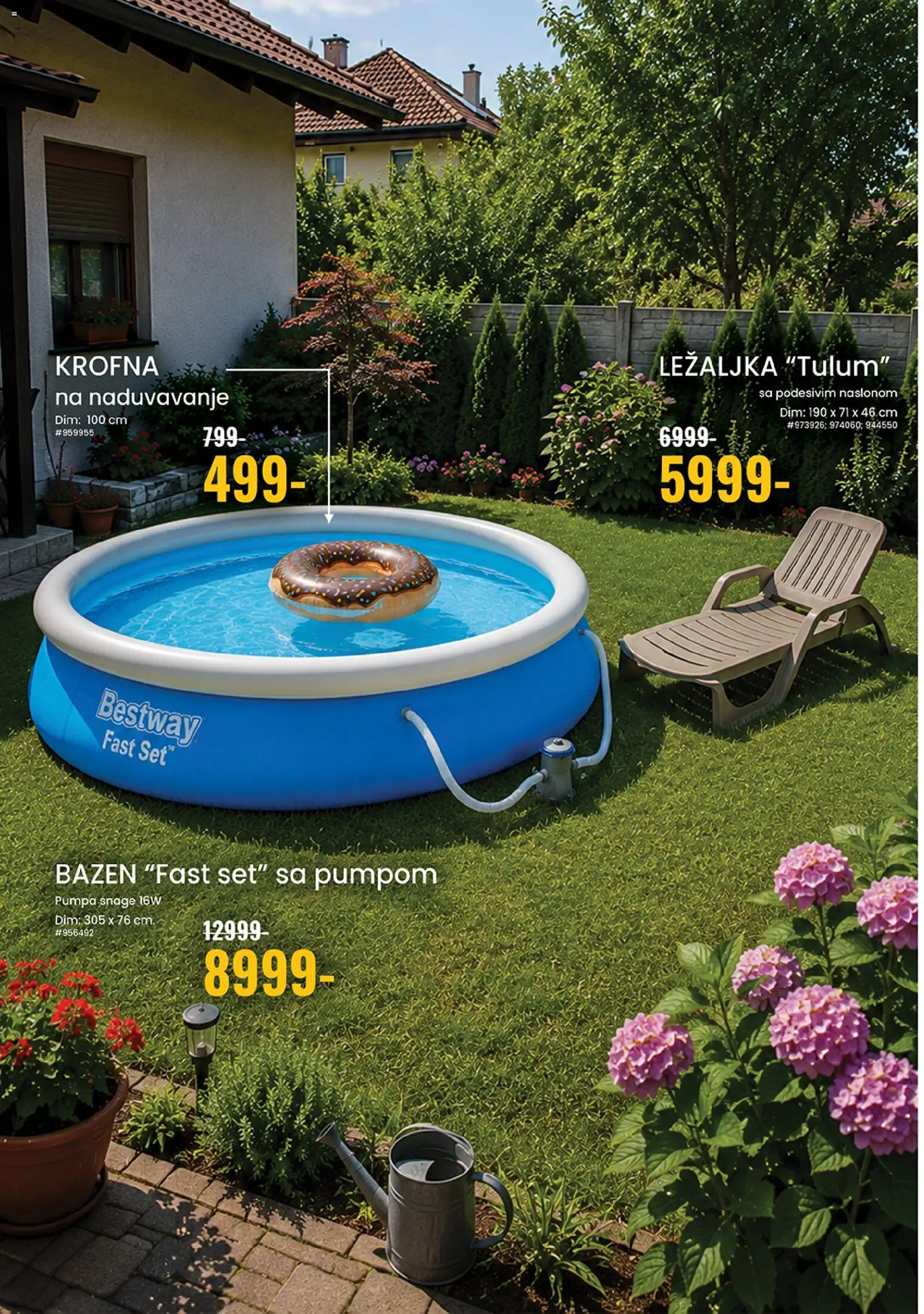 Uradi Sam katalog - važi od 11.06.2026 | Strana: 2 | Proizvode: Ležaljka