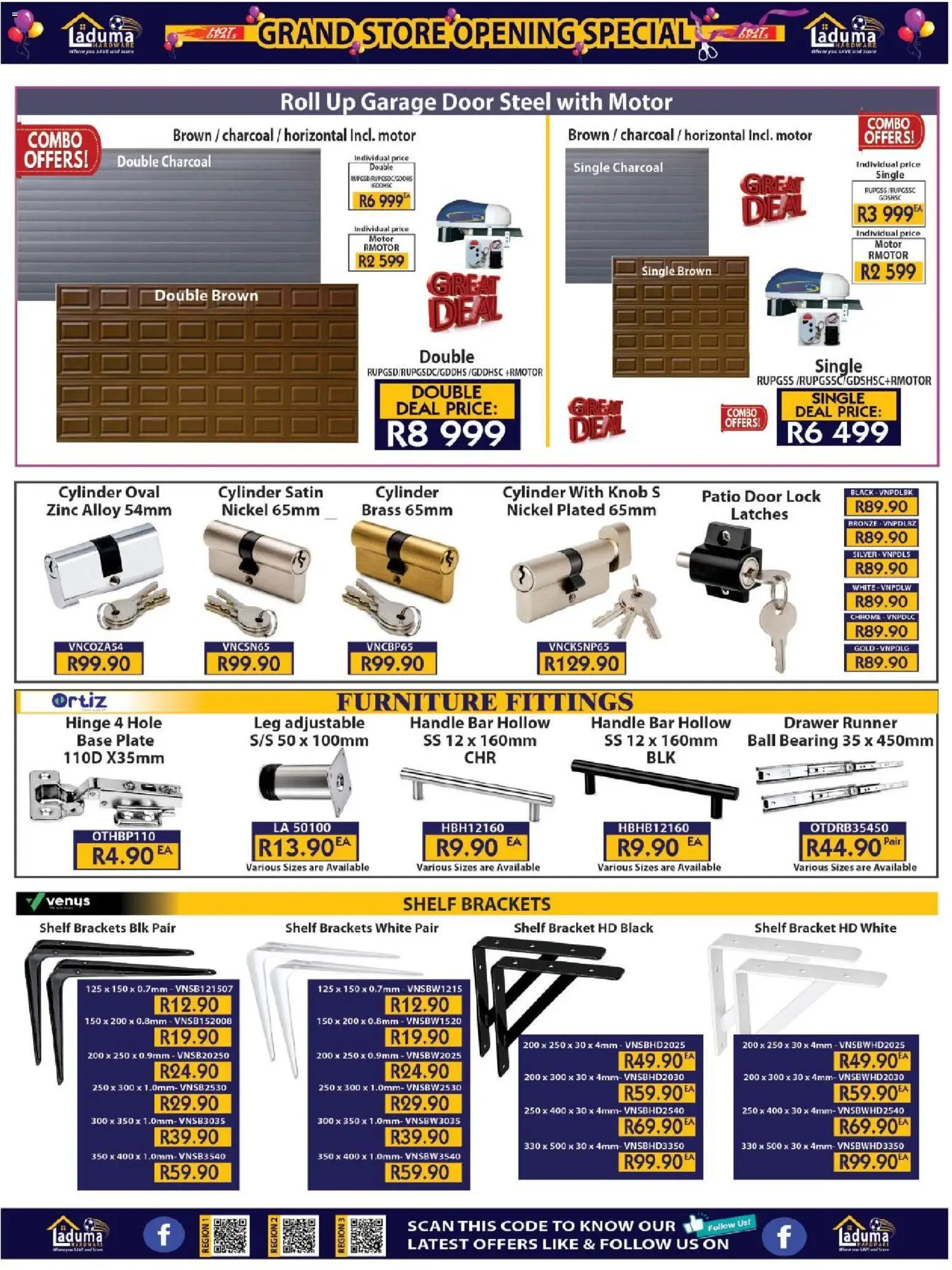 New Laduma Hardware catalogue – valid from 23/09/2026 | Page: 20 | Products: Plate, Lock, Shelf