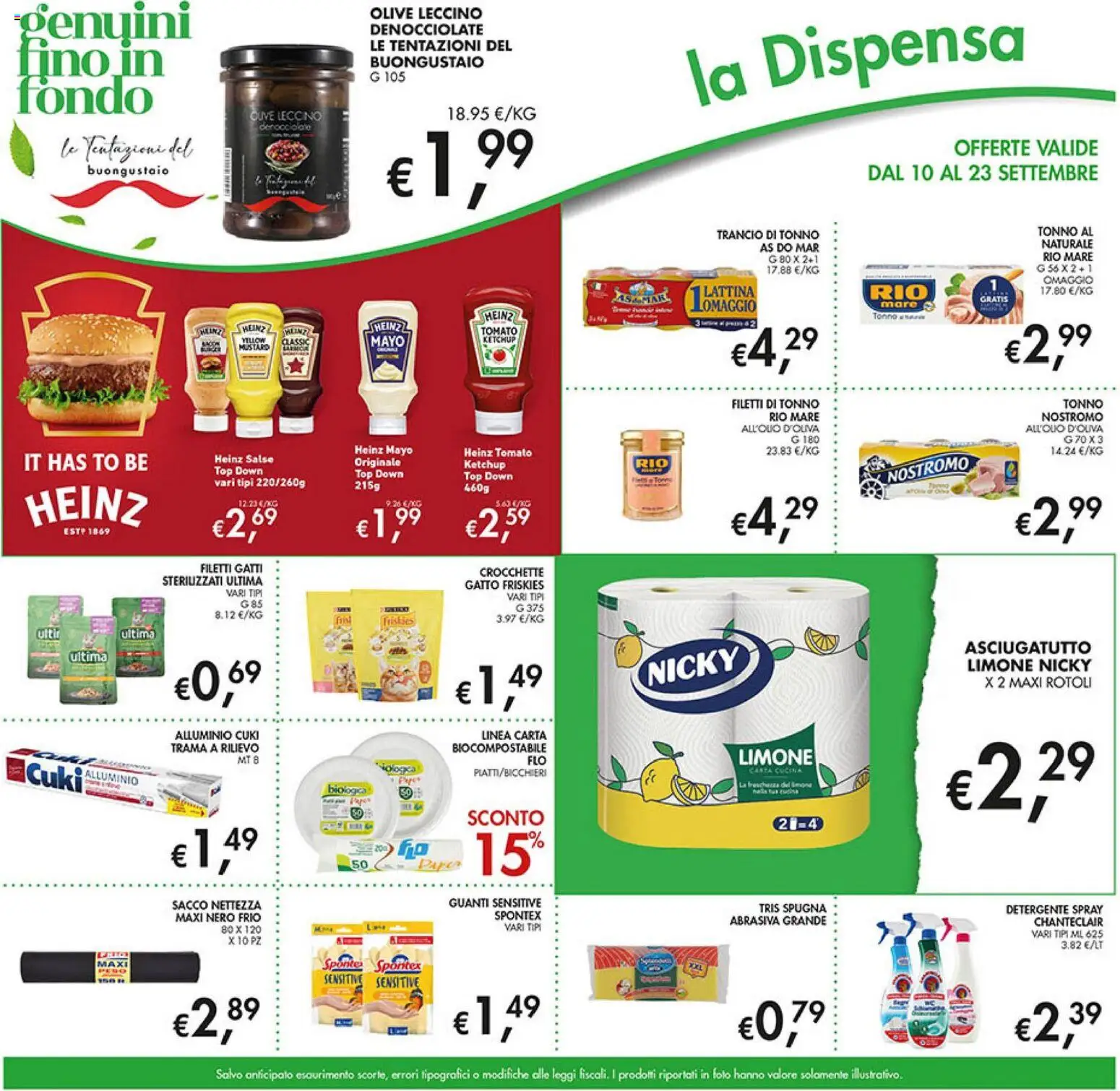 Volantino Coal del 10/09/2026 | Pagina: 21 | Prodotti: Limone, Top, Tonno, Asciugatutto