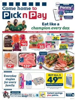 Pick n Pay specials catalogue – valid from 07/09/2026