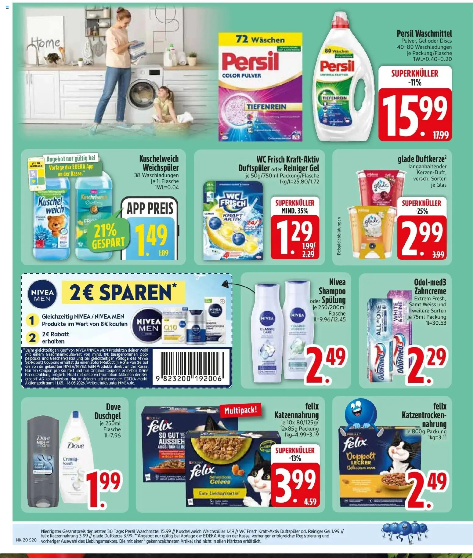 Edeka prospekt Kirchroth	 – gültig ab 10.05.2026 | Seite: 22 | Produkte: Spülung, Weichspüler, Wc frisch, Persil
