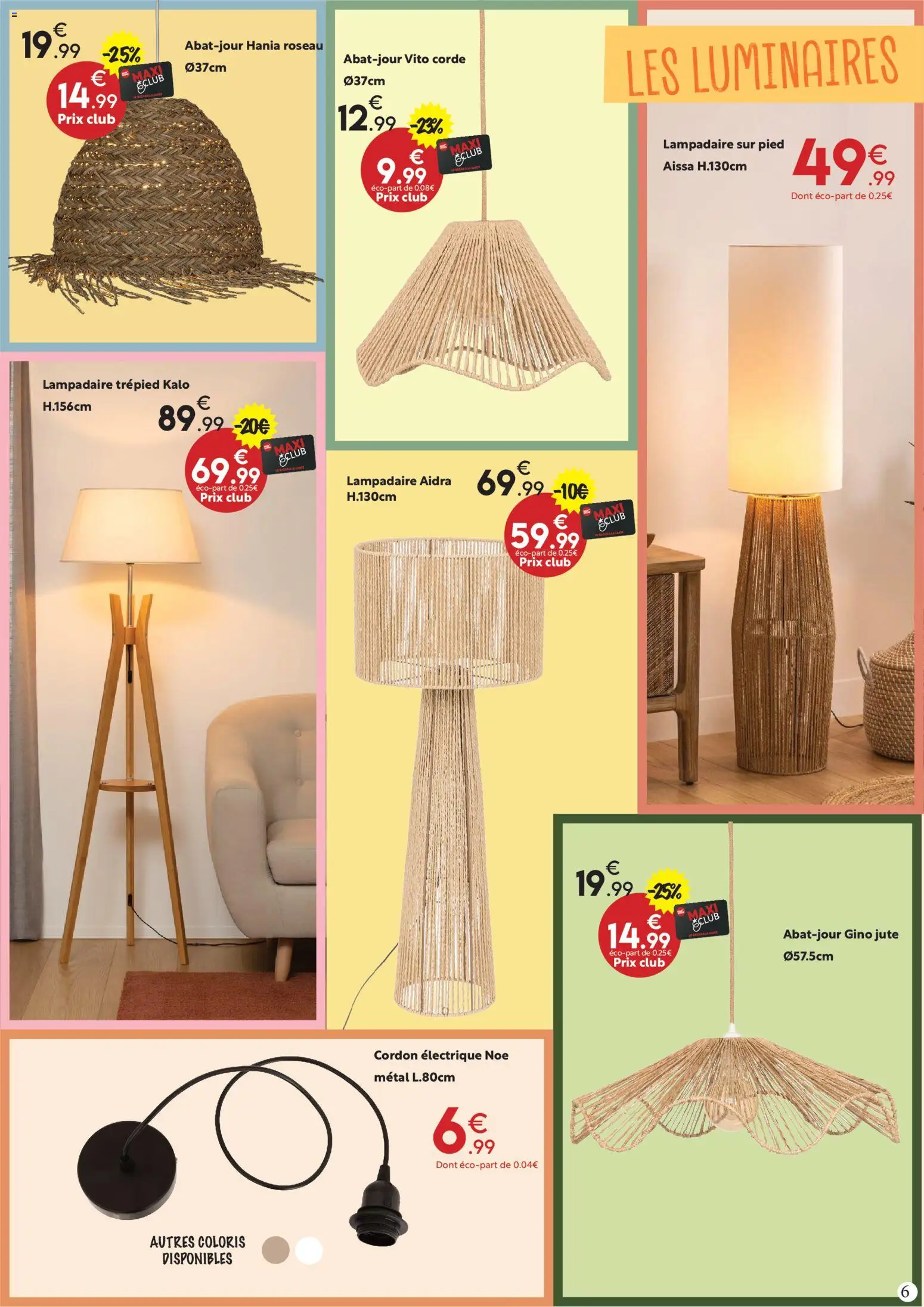 {H1} | Page: 6 | Produits: Lampadaire