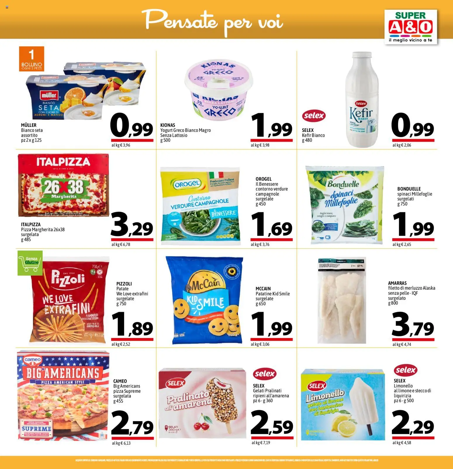 Volantino A&O del 09/07/2026 | Pagina: 7 | Prodotti: Yogurt greco, Yogurt, Verdure, Terra