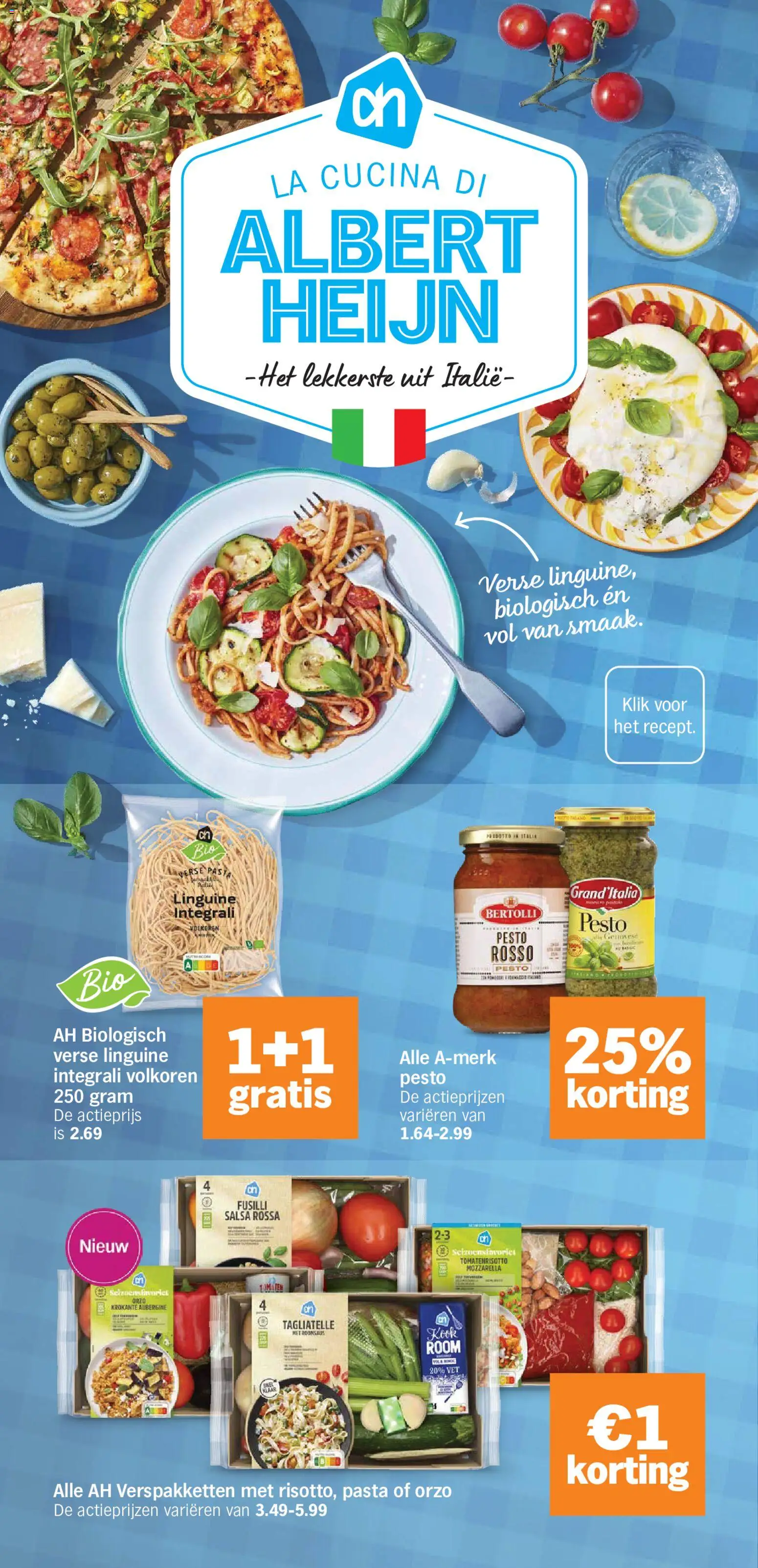 {H1} | Pagina: 17 | Producten: Tomaten, Pasta, Room, Pesto