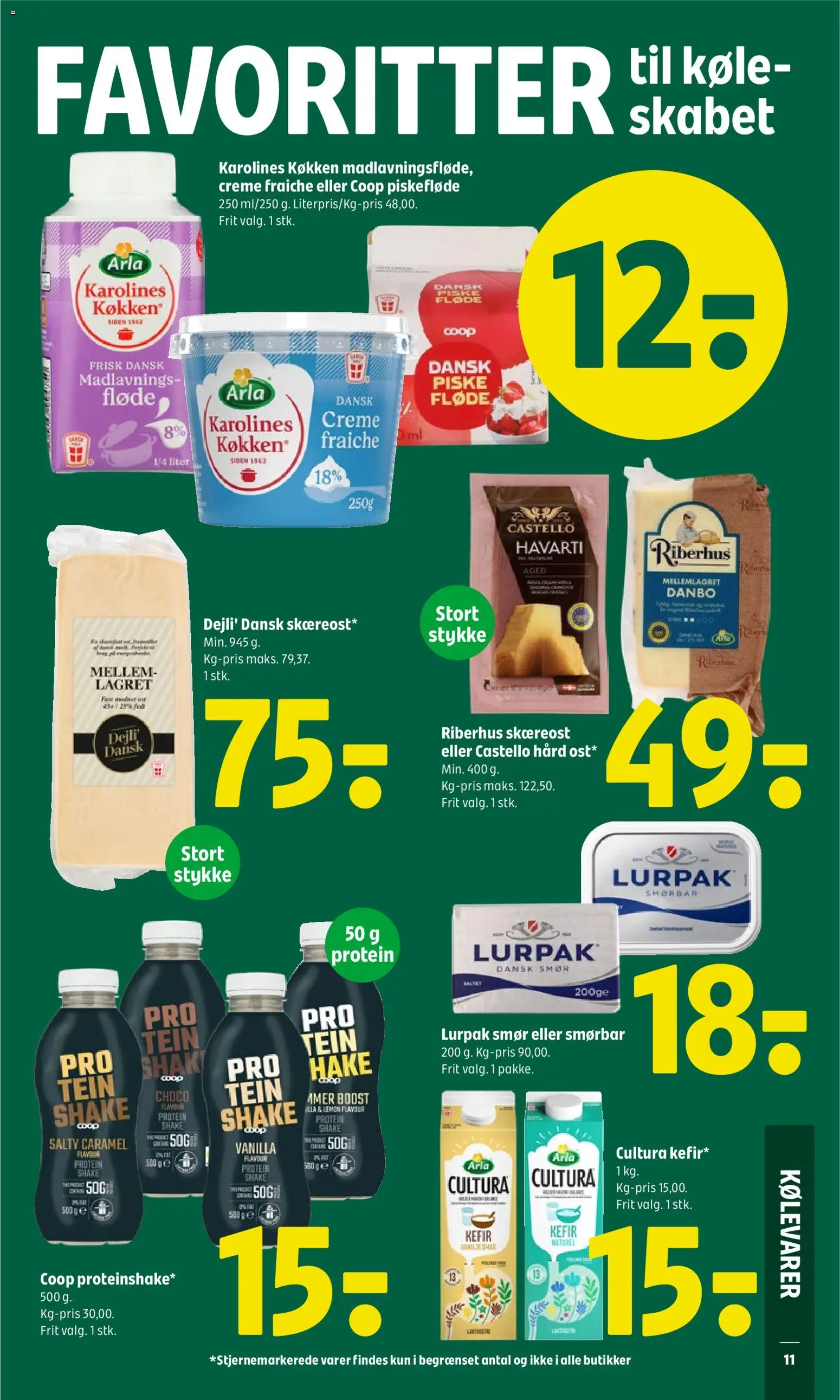 Coop 365 tilbudsavis – gyldig fra 30/04/2026 | Side: 13 | Produkter: Smør, Creme, Creme fraiche, Fløde
