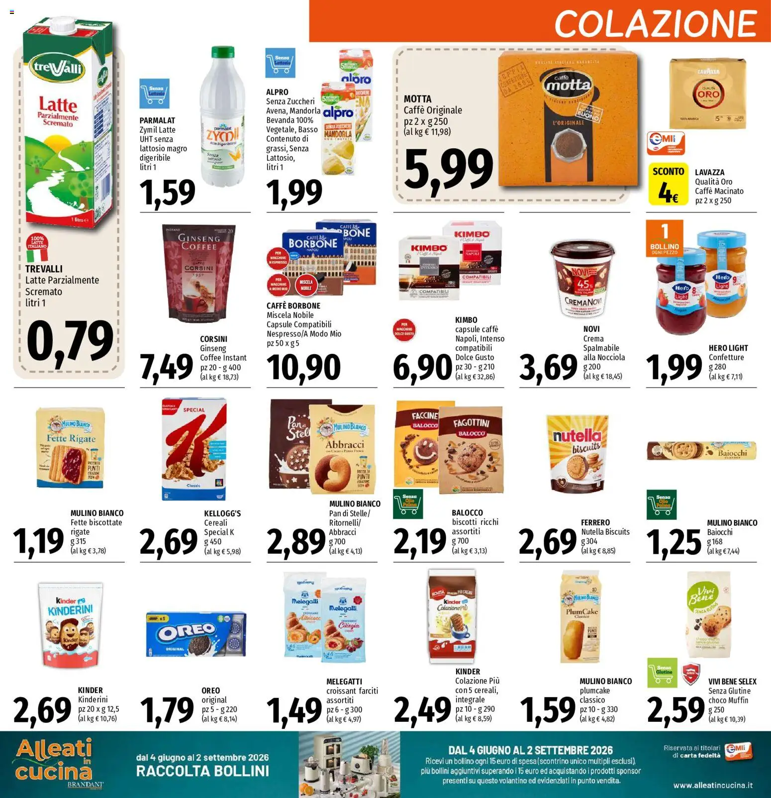 Volantino EMI del 20/08/2026 | Pagina: 8 | Prodotti: Caffè, Latte, Lavazza, Macinato