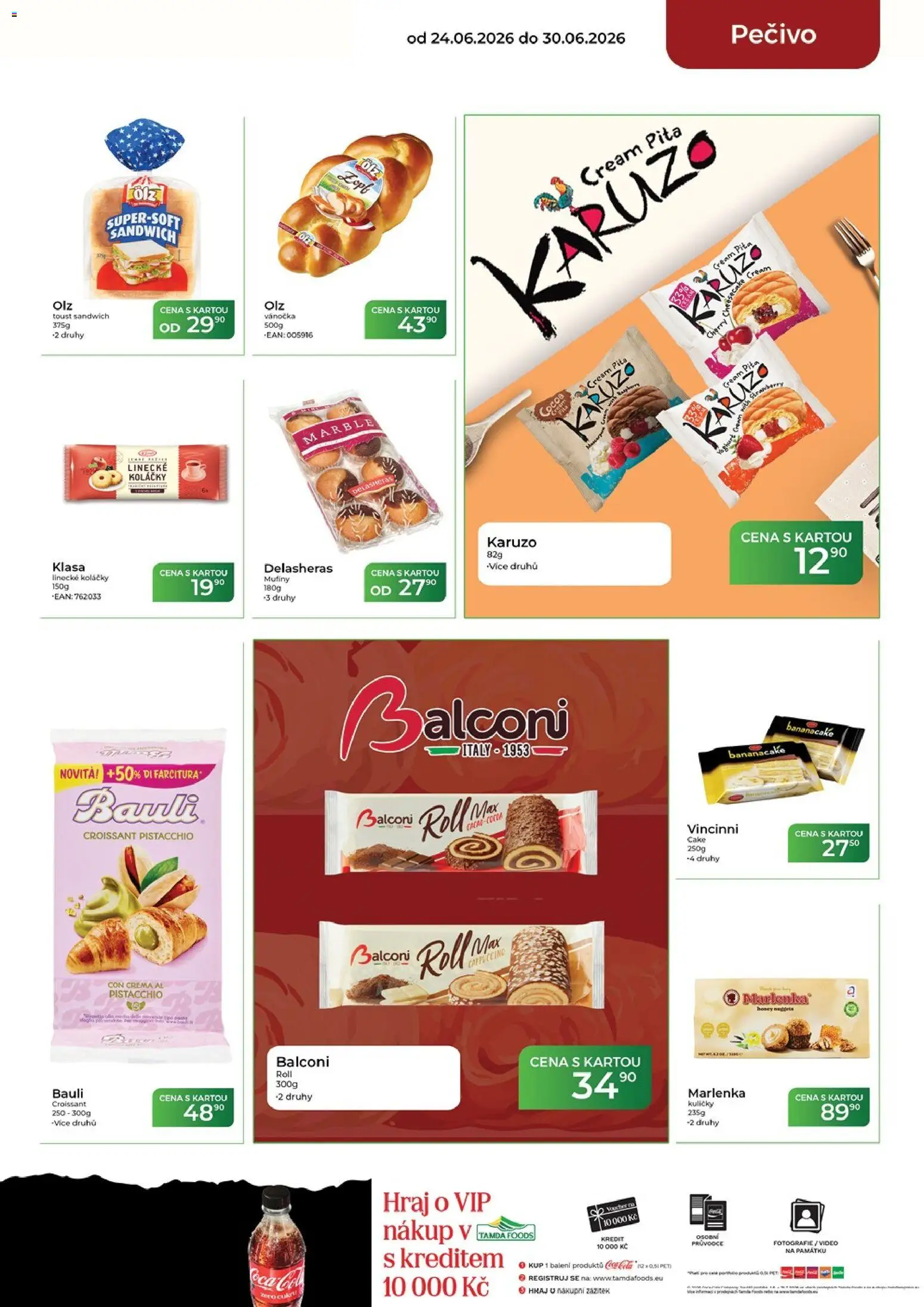 Tamda Foods leták od 24.06.2026 | Strana: 25 | Produkty: Video, Crema, Cheesecake, Marlenka