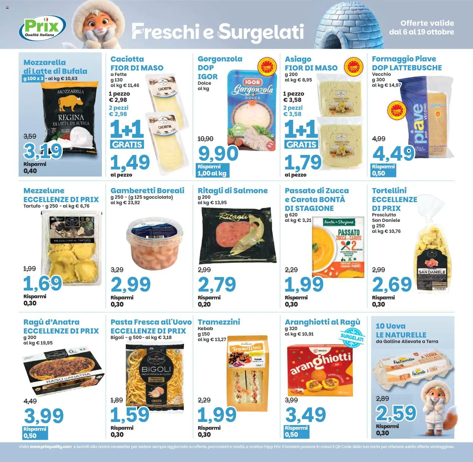 Volantino Prix del 06/10/2026 | Pagina: 15 | Prodotti: Tartufo, Mozzarella, Prosciutto, Ragú
