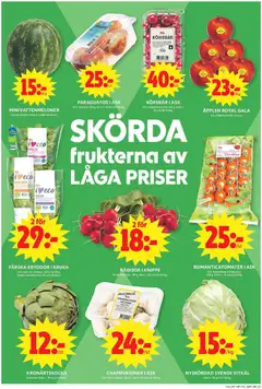 KÖRSBÄR I ASK, ICA. Turkiet/Grekland. 500 g. Klass 1. Jfr pris 80:00/kg. - Förhandsvisning av reklamblad från butik ICA Maxi aktuell från 15.06.2026 | Sida: 3 | Produkter: Timjan, Basilika, Koriander, Kronärtskocka