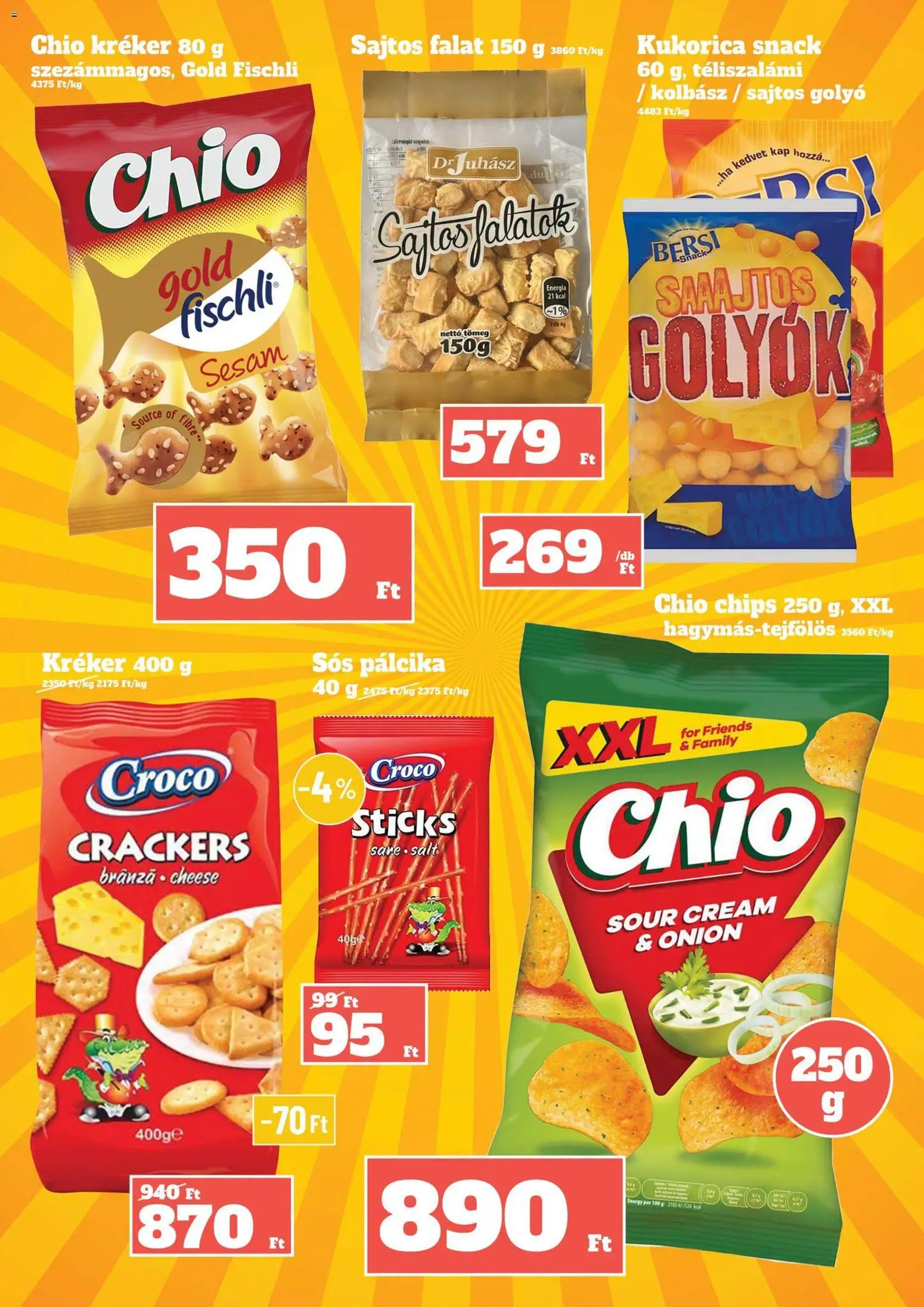 Vil-For akciós ujság - amely érvényes a következő dátumtól: 2026.07.30. | Oldal: 14 | Termékek: Chio, Kréker, Sós pálcika, Chio chips
