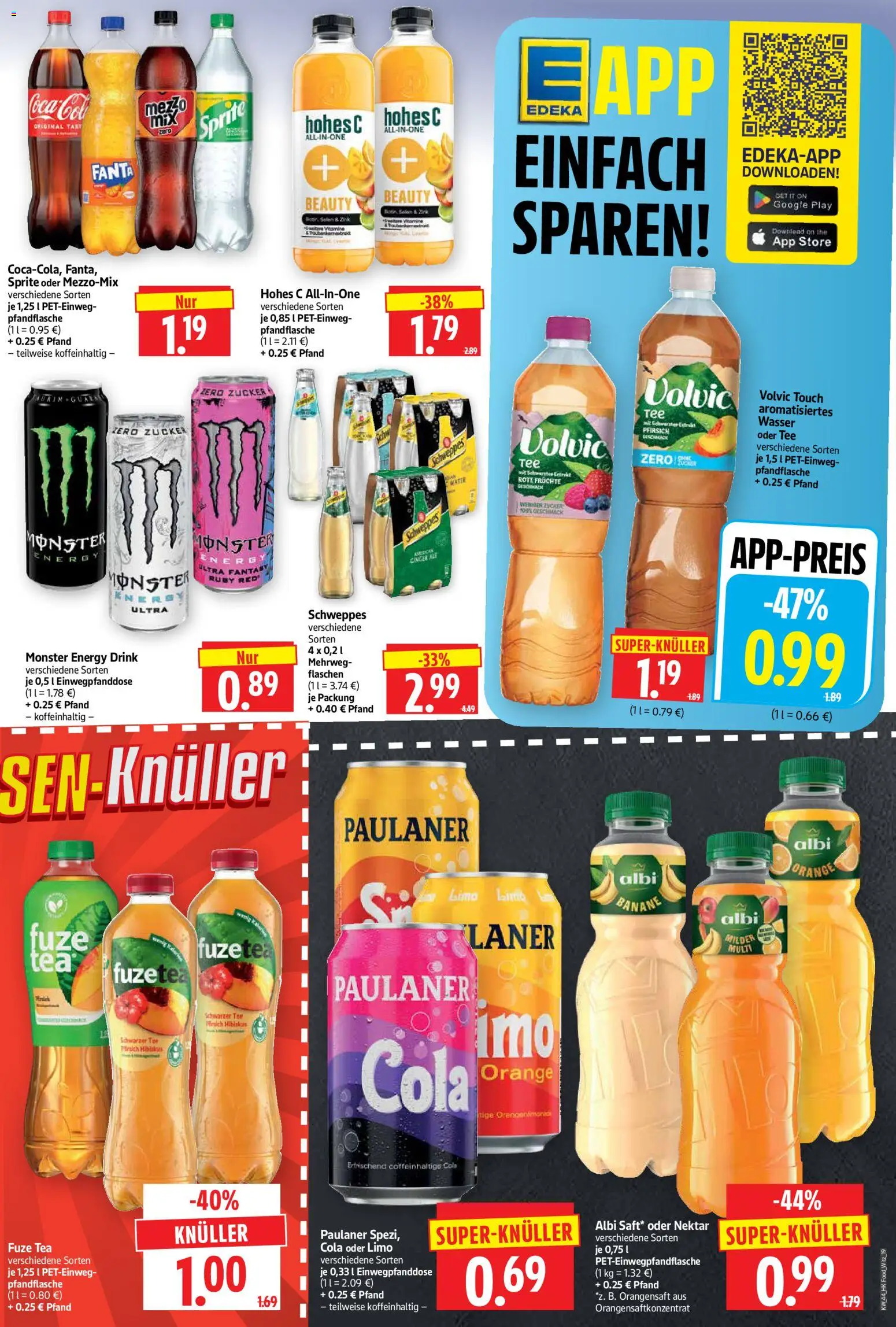 HERKULES Prospekt – gültig ab 26.10.2026 | Seite: 19 | Produkte: Fuze tea, Fanta, Volvic touch, Schweppes