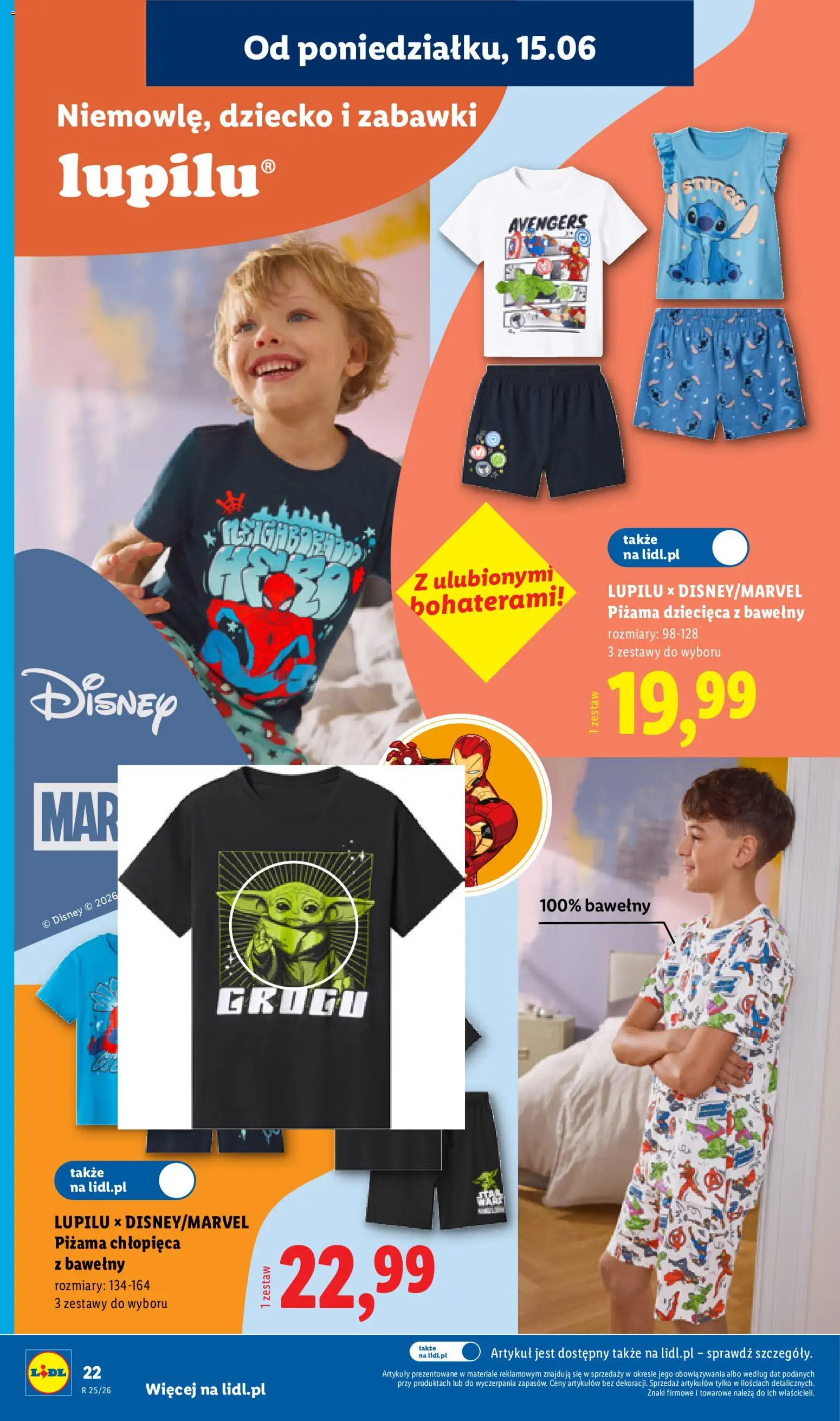 Lidl Katalog od 15.06.2026 | Strona: 28 | Produkty: Piżama