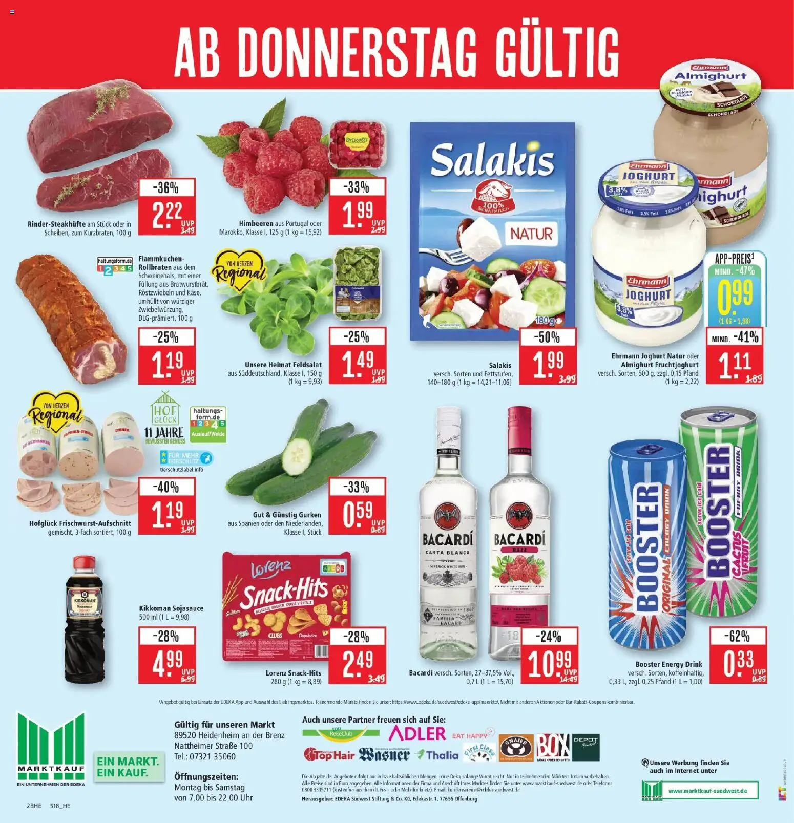 Marktkauf Prospekt Heidenheim (ab 05.10.2026) » Angebote online | Seite: 34 | Produkte: Top, Bacardi, Energy, Uhr