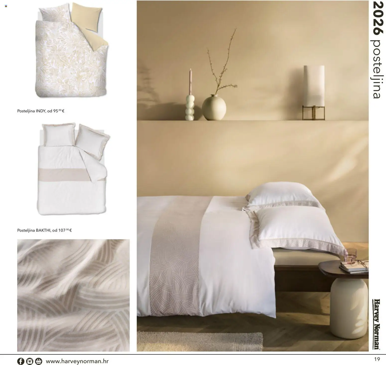 Harvey Norman katalog | vrijedi od 05.06.2026 | Stranica: 19 | Proizvodi: Posteljina