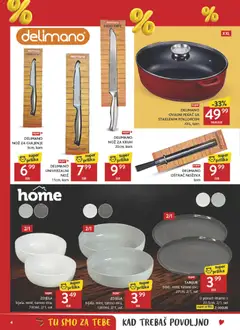 Konzum Top Ponuda - Pregled kataloga iz trgovine Konzum, vrijedi od 19.06.2026 | Stranica: 4 | Proizvodi: Kruh, Nož, Oštrač noževa, Delimano