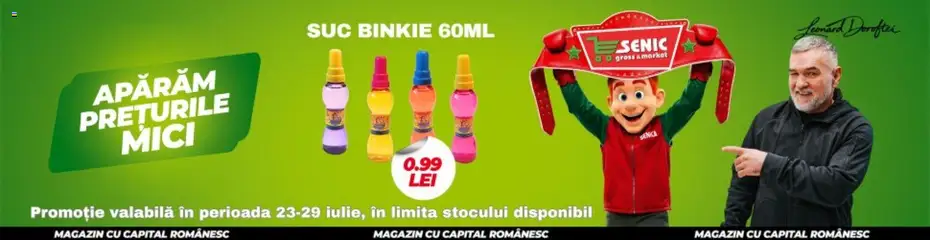 Ofertele Senic valabile de la 27.07.2026