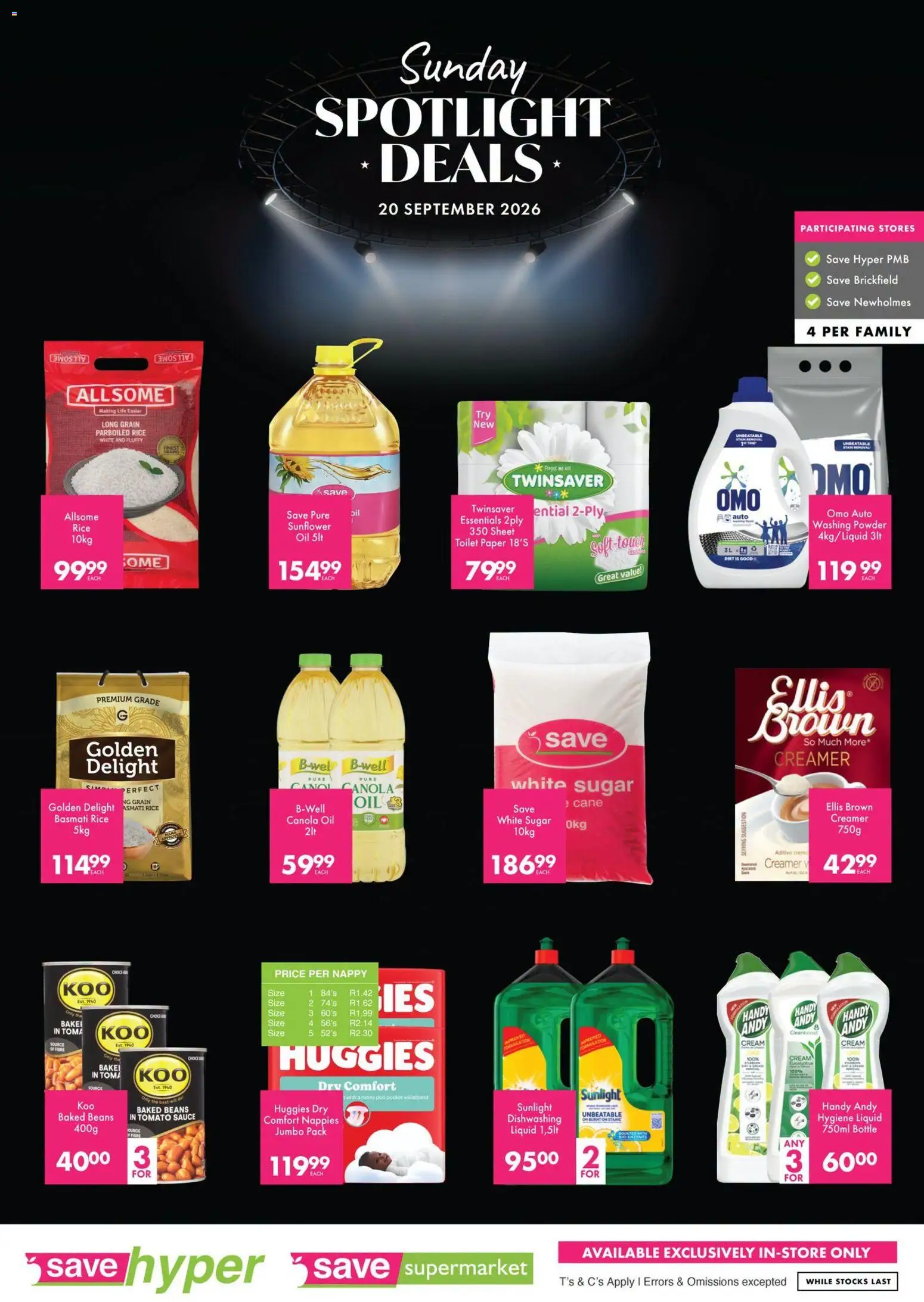 New Save catalogue – valid from 20/09/2026 | Page: 1