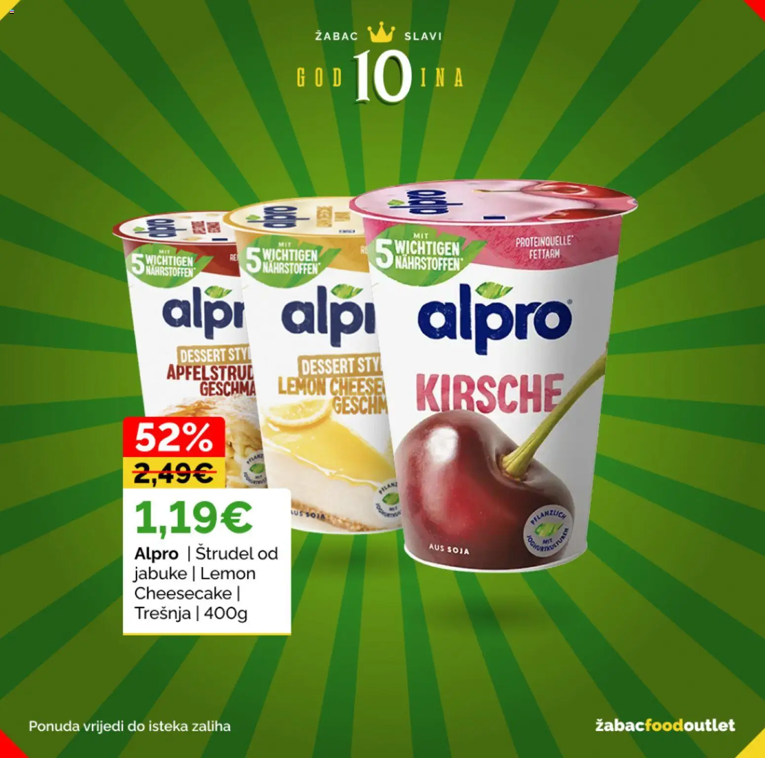 Žabac katalog | vrijedi od 04.05.2026 | Stranica: 11 | Proizvodi: Jabuke, Alpro