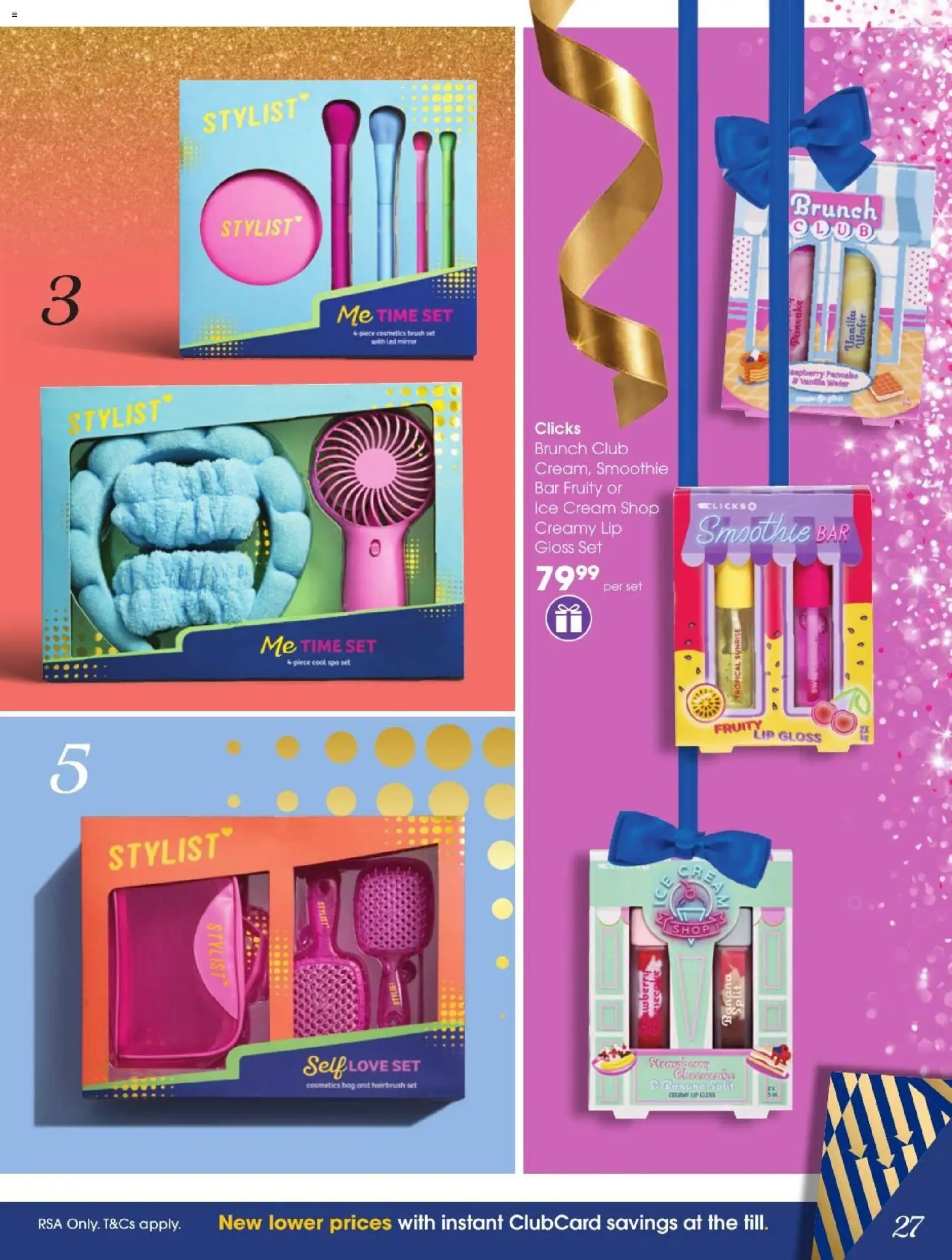 New Clicks catalogue – valid from 27/10/2026 | Page: 27 | Products: Gloss, Brush, Cream, Ice cream