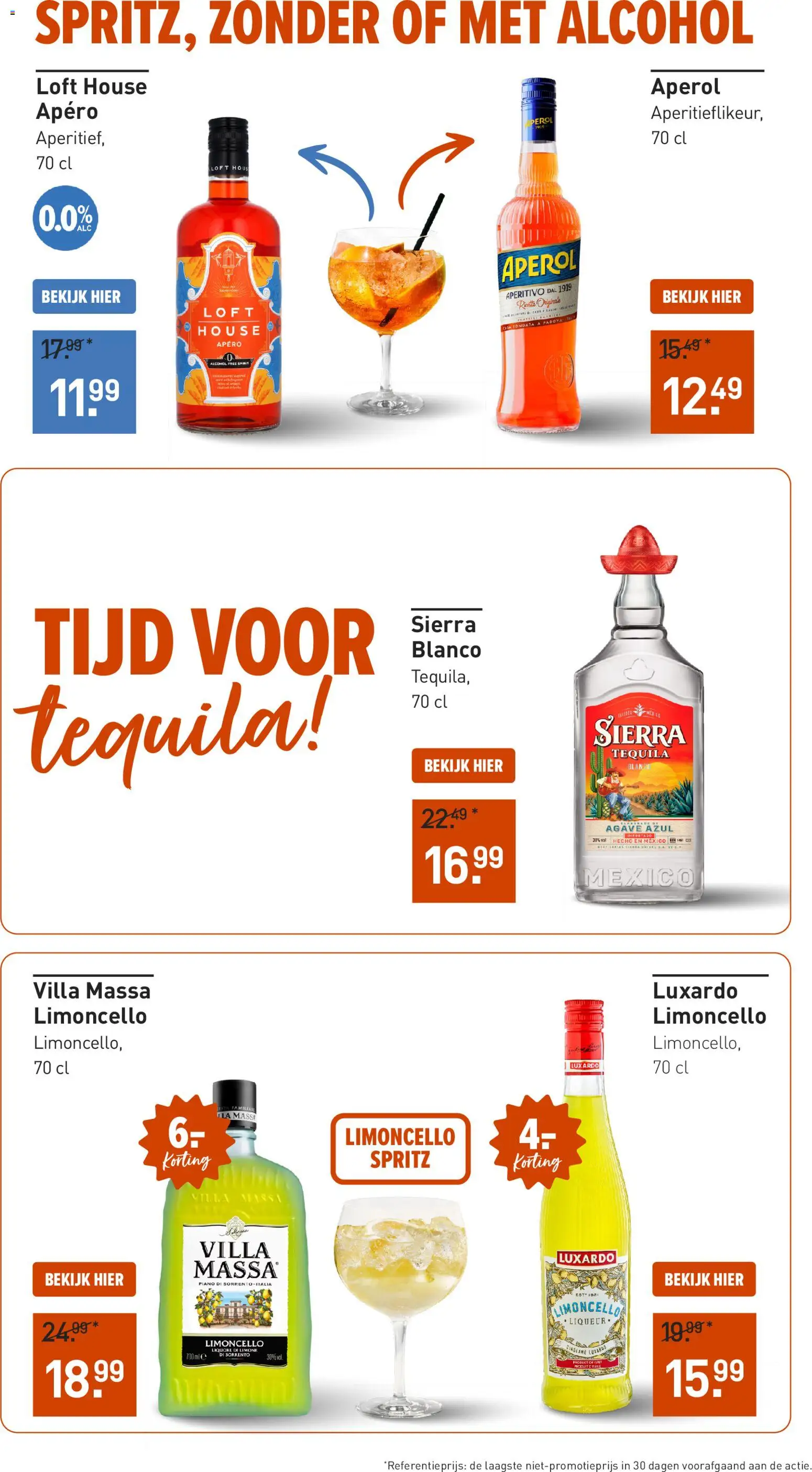 {H1} | Pagina: 9 | Producten: Agave, Aperol, Alcohol, Tequila