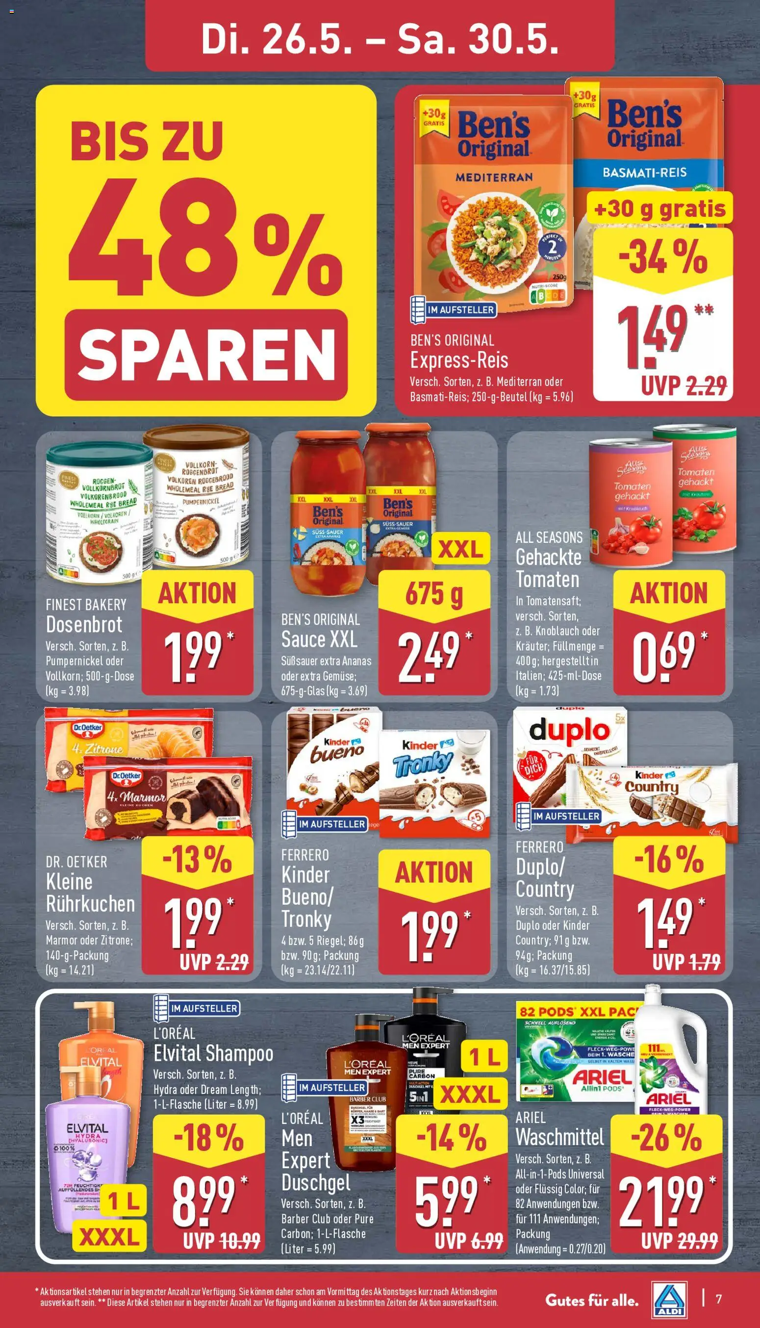 Aldi Prospekt 	 – gültig ab 26.05.2026 | Seite: 7