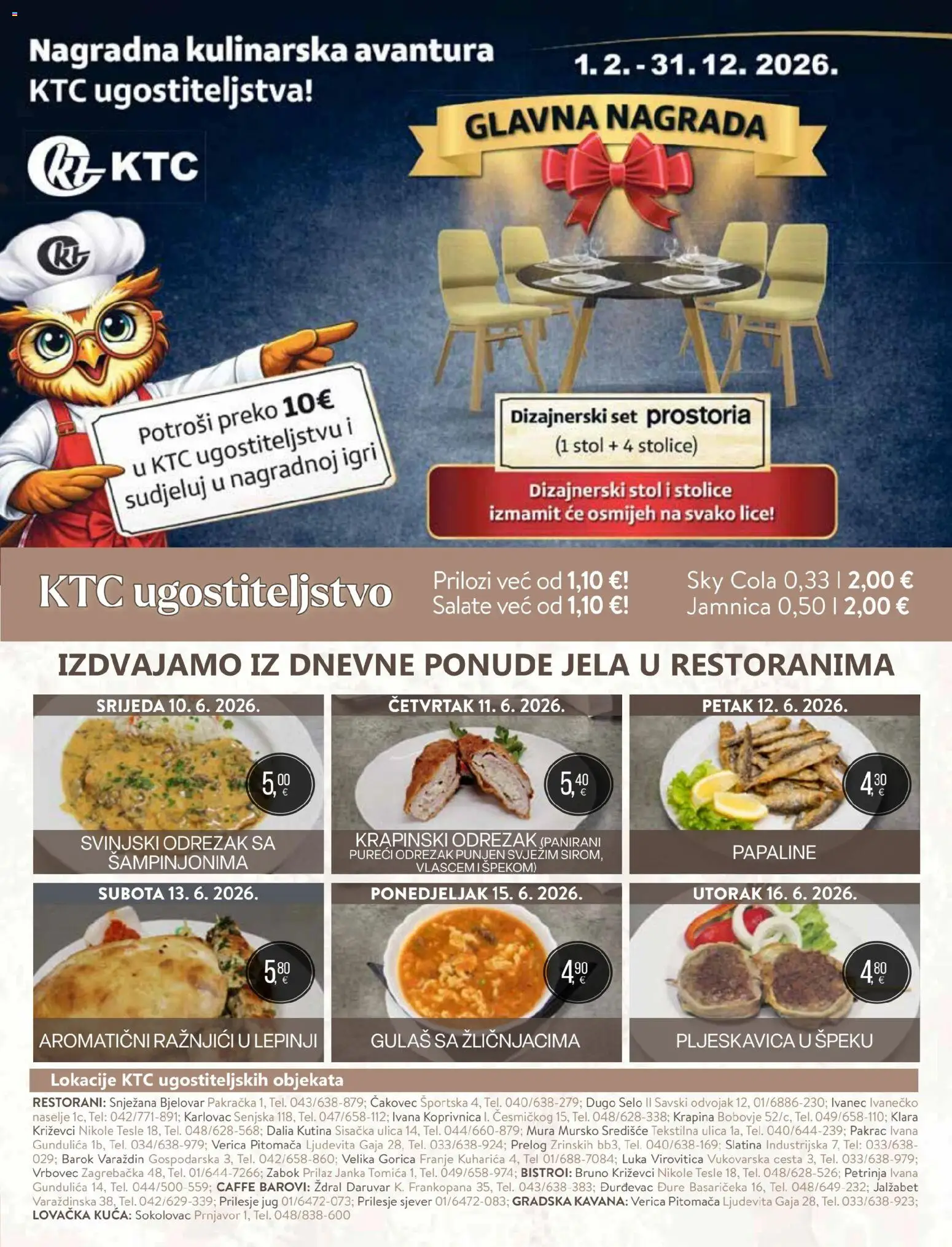 KTC katalog | vrijedi od 10.06.2026 | Stranica: 41 | Proizvodi: Sky Cola, Stol, Jamnica