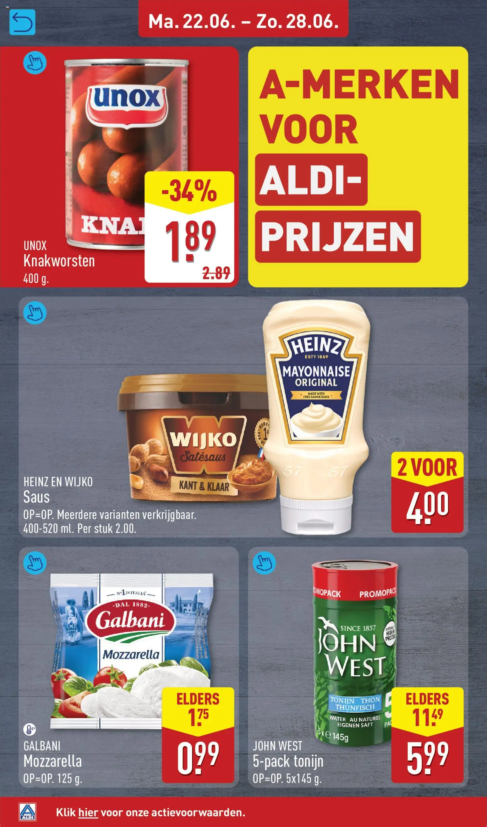 {H1} | Pagina: 18 | Producten: Tonijn, Mozzarella, Saus, Festék