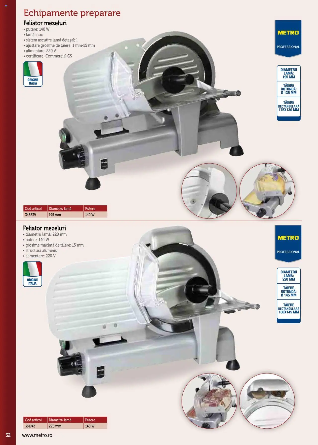 Noul catalog Metro – valabil de la 17.09.2025 | Pagină: 32 | Produse: Feliator