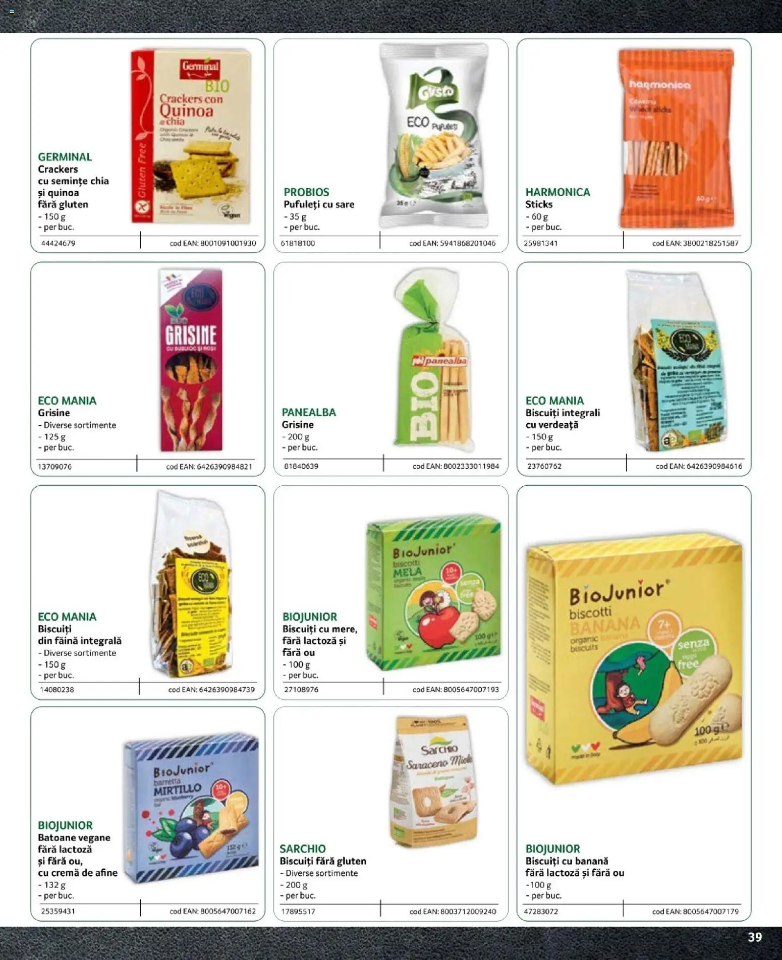 Noul catalog Selgros – valabil de la 09.02.2024 | Pagină: 39 | Produse: Apple, Biscuiți, Sare, Verdeață