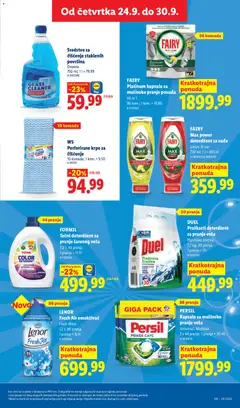 Lidl katalog - pregled Lidl kataloga - važi od 24.09.2026 | Strana: 41 | Proizvode: Deterdžent, W5, Omekšivač, Persil