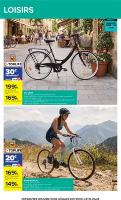 Carrefour - Prévisualisation de Carrefour Vos petits prix du quotidien valide à partir de 28/07/2026 | Page: 59 | Produits: Vélo, Poignées, Panier, Casque