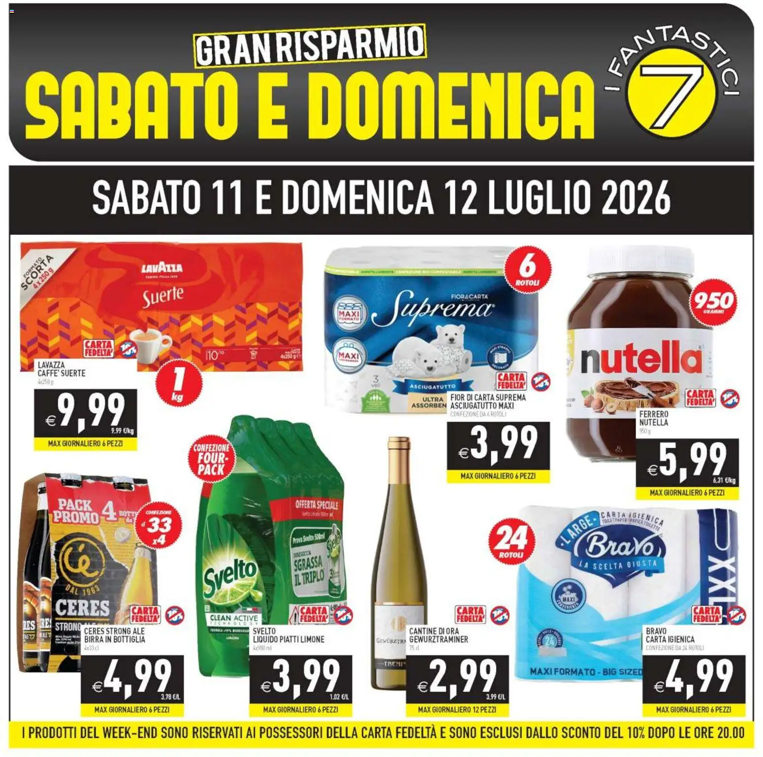 Volantino PIM Supermercati del 11/07/2026 | Pagina: 1
