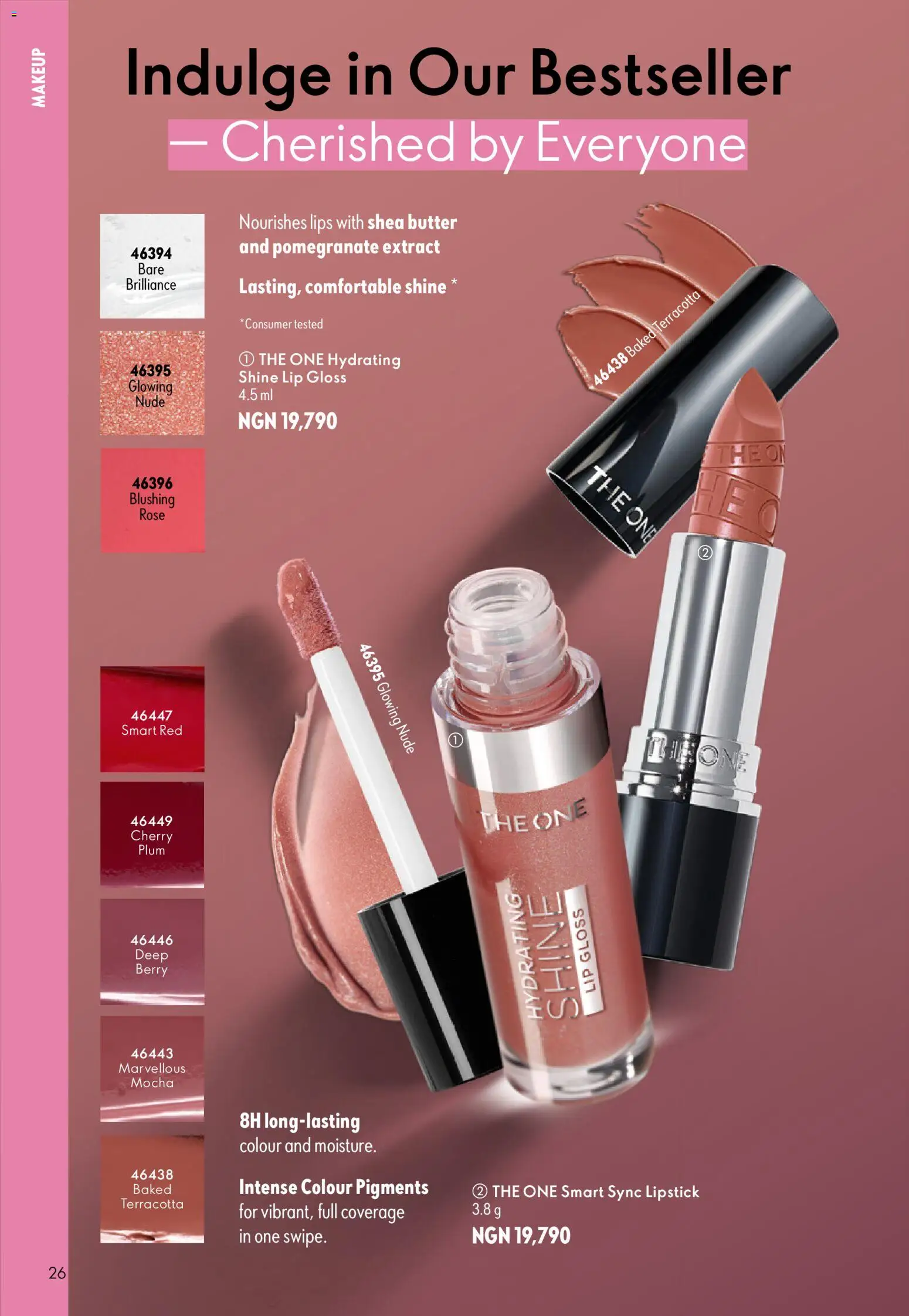 Oriflame - eCatalogue 10 valid from 01/10/2026 | Page: 26 | Products: Butter, Lip gloss, Lipstick, Pomegranate