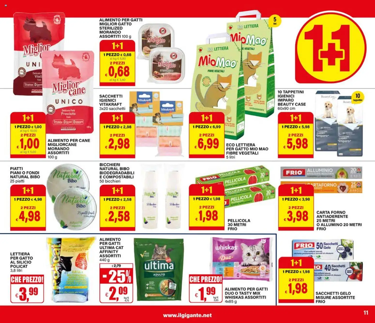Volantino Il Gigante del 04.06.2026 | Pagina: 11 | Prodotti: Paté, Prosciutto, Forno, Carta forno
