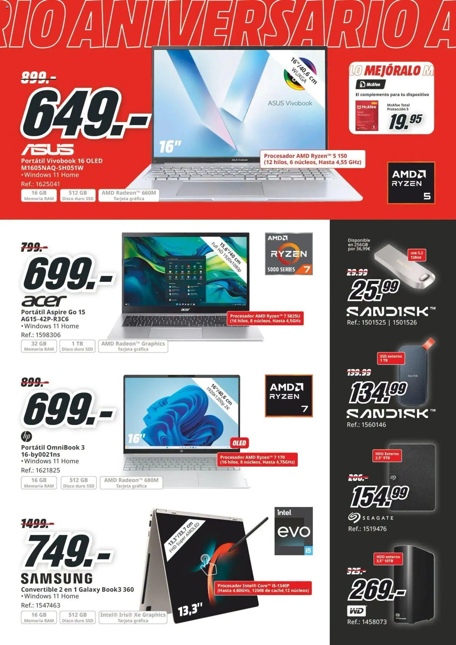Media Markt folleto │ válido desde el 24/07/2026 | Página: 28 | Productos: Disco, USB