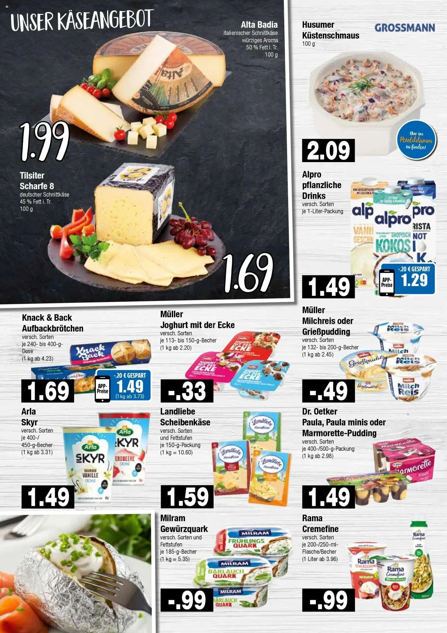 Edeka Prospekt Hamburg (ab 17.08.2026) » Angebote Online | Seite: 4 | Produkte: Joghurt, Alpro, Milram, Reis